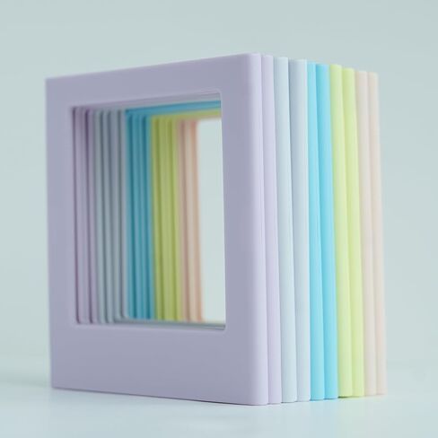 10 Pcs Magnetic Photo Frame for Fujifilm Instax Square SQ1 SQ6 SQ10 SQ20 SQ40 Camera Refrigerator Magnets Picture Frame 2.8x3.4inch (Multicolor) in Saudi Arabia