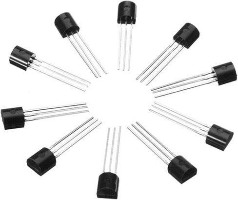 100 قطعة BC547 TO-92 NPN 45V 0.1A NPN PBP ترانزستورات ثلاثية منخفضة الطاقة in Saudi Arabia