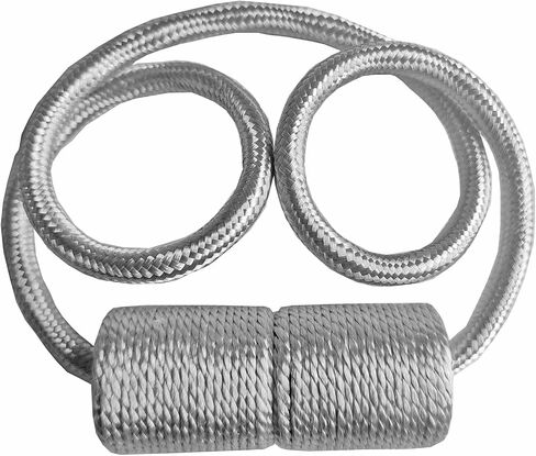 2 Curtain Tiebacks Holdbacks Magnetic Buckle Woven Tie Hold Back Clips Rope Holder Tieback Holdback Curtains Decoration Pearl Gold in Saudi Arabia