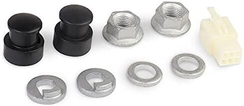 E-Bike Electric Bicycle Hub Motor Axle M12 Front Lock Nut/Lock Washer / /Nut Cover with 12mm Shaft Bike Hubs Wheels and Accessories in Saudi Arabia