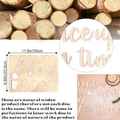 Once upon a time Nursery Decor - Once Upon A Time Wall Sign Nursery Wall Decor, Kids Bedroom,reading wall, Once Upon A Time Wooden Words Sign For Wall Art, Boho boy's room,Boho girl's room in Kuwait