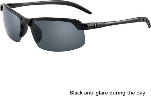 Photochromic Driving Sports Gaming Laptop Glasses, Day & Night Vision, Anti-Glare, Set of 2, Unisex, Men Women in Saudi Arabia
