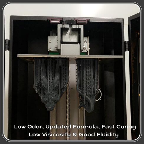 Upgraded Water-Wash 3D Printer Resin, 405nm SLA Fast UV-Curing Resin, High Precision & Rapid Photopolymer for 8K Capable LCD/DLP/SLA 3D Printing (1000g） (White) in Saudi Arabia