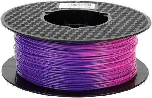 CC3D تغيير لون PLA خيوط أرجواني أزرق إلى وردي PLA خيوط 1.75 مم 1 كجم خيوط طابعة ثلاثية الأبعاد 2.2LBS بكرة حرارة درجة حرارة اللون تغيير خيوط مع درجة حرارة PLA in Kuwait