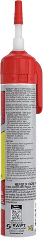 Flex Caulk، مانع تسرب بوليمر هجين مقاوم للماء ومقاوم للعوامل الجوية، قوي، قابل للطلاء، داخلي، خارجي، حمام، دش، مغسلة، نافذة، ألواح أساسية، باب، عربة سكن متنقلة، سقف، خشب، سيارات وبحري، شفاف، 6.6 أونصة، عبوة واحدة in Kuwait