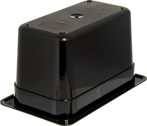 Carlisle FoodService Products 3088203 StorPlus High Heat Food Pan, 6" Deep, Quarter Size, Black in Saudi Arabia