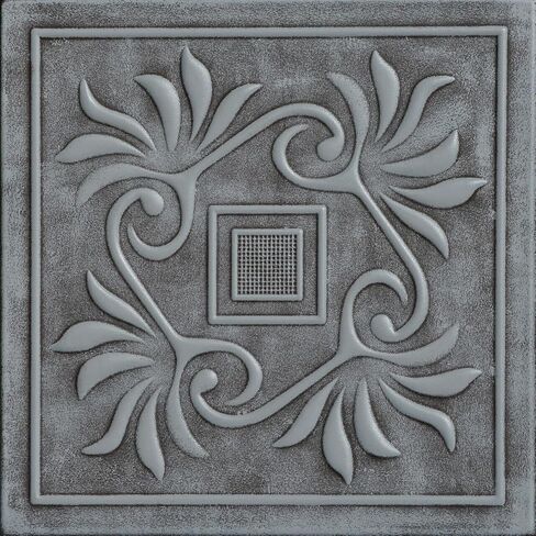 A La Maison Ceilings R159 Cockatoos Foam Glue-up Ceiling Tile (259.2 sq. ft./Case) Pack of 96, Moss Gray in Saudi Arabia
