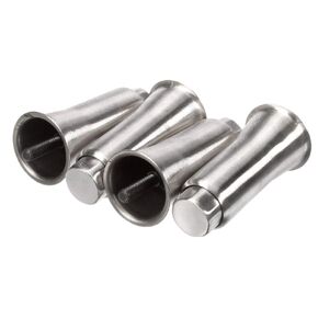 Traulsen LK2 Stainless Steel Leg Adjustable Caster Kit, Four 6"