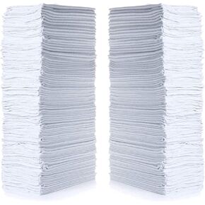 مناشف SIMPLI-MAGIC Premium Shop مقاس 35.56 سم × 30.48 سم، درجة تجارية باللون الأزرق، 100 عبوة in Kuwait