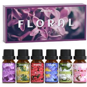 ARVIDSSON Fruits Essential Oils Set, Natural Citrus Essential Oil for Diffuser & Candle Making, Fruity Fragrance Oils, Grapefruit, Bergamot, Sweet Orange, Lemon, Lime, Pineapple