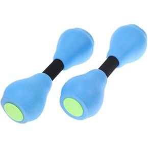 2 Pcs Water Dumbbells Aquatic Pool Fitness Water Aerobic Exercise Foam Pool Resistance Sports EVA Foam Set Water Fitness Equipment for Weight Loss