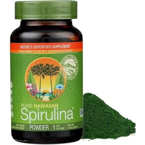 Nutrex Hawaii, Pure Hawaiian Spirulina Powder, Vegan, Supports Immune System, Heart, Cells and Energy, 5 Ounce
