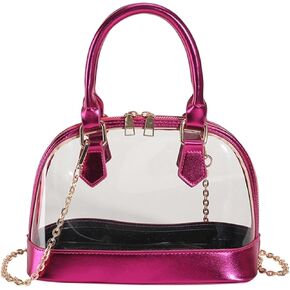Clear Purse Stadium Approved Clear Crossbody Bag Shoulder Bag Women Handbag Purses Concerts Sports Events Festivals