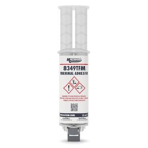 MG Chemicals 8349TFM Thermally Conductive 1 to 1 Epoxy Adhesive, Two Part 25 mL Dual Syringe
