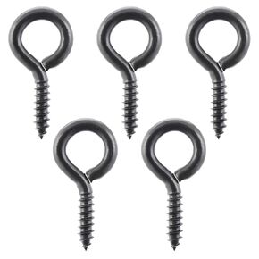 Wright Products Screw Eye, 20-Pack, 2.63 inch x .31 inch - Heavy-Duty, Weather Resistant for Indoor or Outdoor Use, for Hanging Plants, DIY Projects, Home Improvement -Matte Black