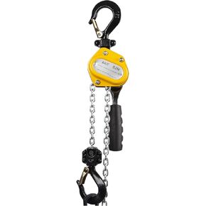 AOMAG® Mechanical Lever Hoist, Hook Mount Lift Lever Block Chain Hoist Comealong, 1/2 Ton Capacity, 10' Lift