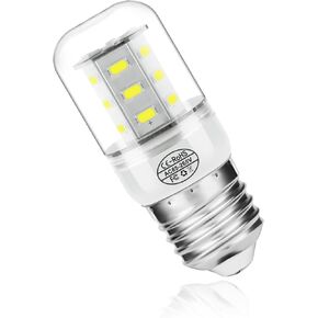BOGDA Refrigerator LED Light Bulb Replacement for frig-idaire Fridge 5304511738, KEI D34L Refrigerator Bulb, 3.5W LED Light Bulb (85V-265V, Warm Light), Pack of 1