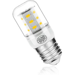 BOGDA Refrigerator LED Light Bulb Replacement for frig-idaire Fridge 5304511738, KEI D34L Refrigerator Bulb, 3.5W LED Light Bulb (85V-265V, Warm Light), Pack of 1