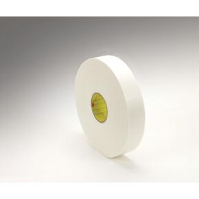 3M Double Coated Polyethylene Foam Tape 4466, White, 1/2 in x 36 yd, 62 mil, 18 rolls per case