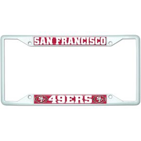 FANMATS 43469 NFL - Dallas Cowboys License Plate Frame - White – Easy Installation on Truck, SUV, Car - Ideal Gift for Die Hard NFL Fan