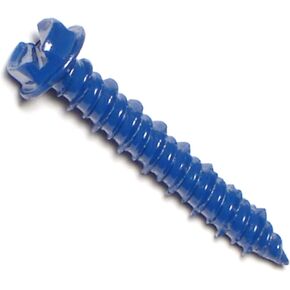 014973161446 Slotted Hex Masonry Screws, 3/16 x 1-1/4, Piece-40