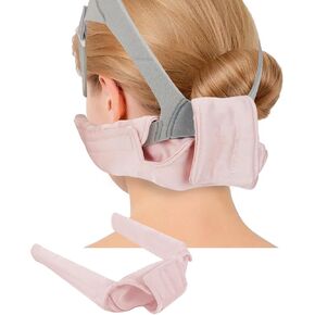 Satin CPAP Neck Pad, CPAP Headgear Strap Covers, CPAP Strap Cushions, Mask Strap Padded Accessories, Comfort Cover for Full Face Breathable Cushion Reduces Headgear Pressure and Cheek Red Marks