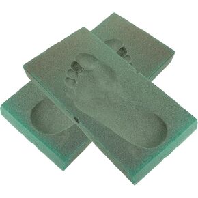 Box Foot Molding Box Oot Impression Foam Case Footprint Casting Mold Footprint Casting Kit Stamping Foam Foot Casting Kit Footprint Mold Kit Shoe Mat 3D Flue Carton Smoke Tube