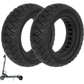 ulip 8.5x3 Solid Scooter Tire Front and Rear Wheels Replacement for Zero 8 Zero 9 VSETT 8 VSETT 9 PRO Kugoo X1 Kugoo Kirin G2 Pro Scooters 8 1/2X3.0 Off-Road Solid tire(2PCS)