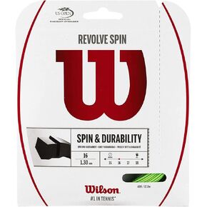 Wilson Revolve Spin 16 Tennis String - Set, Green