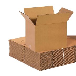 BOX USA 16 x 16 x 16 Corrugated Cardboard Boxes, Medium 16"L x 16"W x 16"H, Pack of 25 | Shipping, Packaging, Moving, Storage Box for Home or Business, Strong Wholesale Bulk Boxes