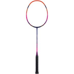 Kawasaki Professional Badminton Racket 35lbs High Tension 5U Ultra-Light 40T High Modulus Graphite Attack Type Lightweight Racket NEZHA 35(Orange)