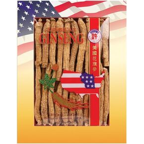 Hsu's Ginseng SKU 105-4 | Long Small #2 | Cultivated American Ginseng from Marathon County, Wisconsin USA | 许氏花旗参 | 4oz Box, 西洋参, B0009NG68S