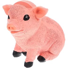 Garneck Piggy Glasses Holder Birthday Decorative Resin Glasses Holder Handmade Nose Piggy Stand mini pig figurine spectacle holder office decor resin glasses stand retainer manual