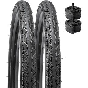 YUNSCM 2-PCS 16" Bike Tires 16x1.75/47-305 60TPI and 16" Bike Tubes Schrader Valve Compatible with 16x1.5 16 x 1.75 16x1.90 Bike Bicycle Tires and Tubes (YN-1151)