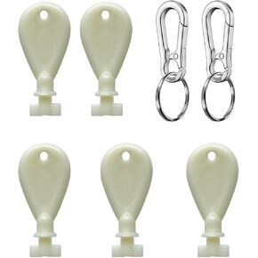 Plastic Paper Towel Dispenser Key,Multifold Paper Towel Dispenser Replacement Key, Pack of 5+ 2Pcs Keychains