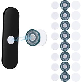 8pcs Magnetic Remote Control Holder, Dark Green Self-Adhesive Magnet Remote Organizer Remote Container Storage Wall Mount for Air Conditioner TV Fan Remotes, Easy to Install
