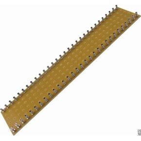 Turret Board - 2mm, Loaded with 60 Turrets, 300mm x 60mm