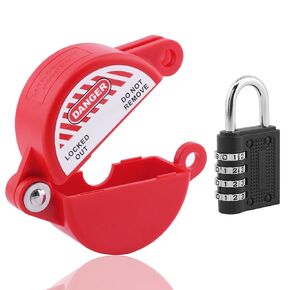 Water Spigot Lock, Outdoor Faucet Lock, Applied to 1 to 2-1/2 Faucet/Water Spigot/Gate Valve/Propane Tank Valve Handles