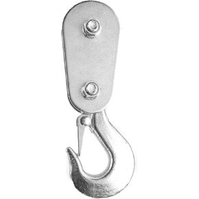 Snatch Block, 2 Ton Working Load Limit Pulley Hook Universal Hoist Hook Heavy Duty Wire Rope Lifting Pulley with Hook Replacement for Most UTV ATV Quad Bike Motocross Dirt Bike