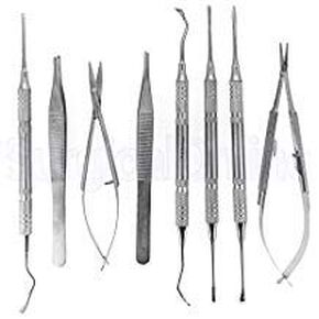 8 Micro Surgery Instruments Set Dental Medic Medical Implant Dentistry Supply