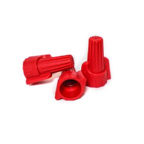 Happy Emily 500pcs, Red Winged Wire Connectors, Twist-On Easy Screw On Type Connectors, for Connect Electrical Wiring, Wing Wire connectors red, Easy Twist-On Ribbed Cap