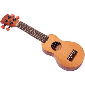 ULTNICE Mini Pocket Ukelele Top Rosewood Fretboard Stringed Instrument 4 Strings