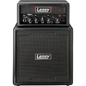 Laney MINISTACK-B-Iron Bluetooth Battery Powered Guitar Amp with Smartphone Interface, Black (MINISTAK