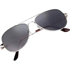 Highbrain Rearview Spy Sunglasses, UV Glasses with Rear View Mirror for Cyclists, Commuters, Bikers - Black, Large