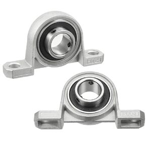 2pcs KP004 Long 99mm Inner Diameter 22mm Zinc Alloy Inner Ball Mounted Pillow Block Insert Bearing