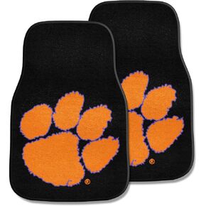 FANMATS NCAA Unisex-Adult Front Carpet Car Mat Set - 2 Pieces