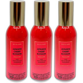 Bath and Body Works 3 Pack Japanese Cherry Blossom Room Spray 1.5 Oz.