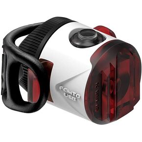 Lezyne Femto USB Drive Rear Bicycle Light, Red LED, Road, Mountain, Gravel Bike, Flashing, USB Rechargeable
