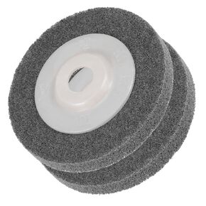 Polishing Wheel, 5/8" x 4" (ID x OD), Nylon Abrasive Wheels - (Applications: for Polish Grooves, Curved Surfaces), 10-Pieces