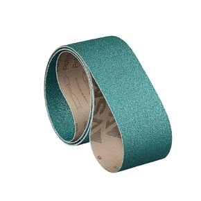 VSM 232267 Abrasive Belt, Coarse Grade, Cloth Backing, Zirconia, 24 Grit, 1/4" Width, 24" Length, Blue (Pack of 20)
